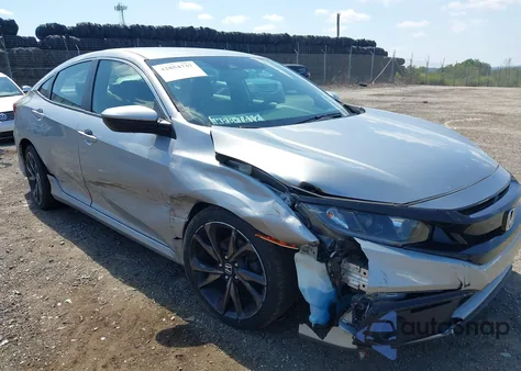 2019 Honda Civic Sport z USA, uszkodzony, nr VIN 19XFC2E8XKE005504